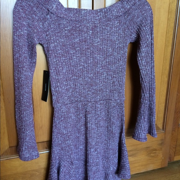 BNWT Lulus purple sweater dress - Picture 4 of 4